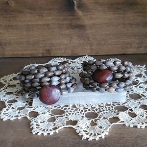 Job's tear and Mucuna seed braclet